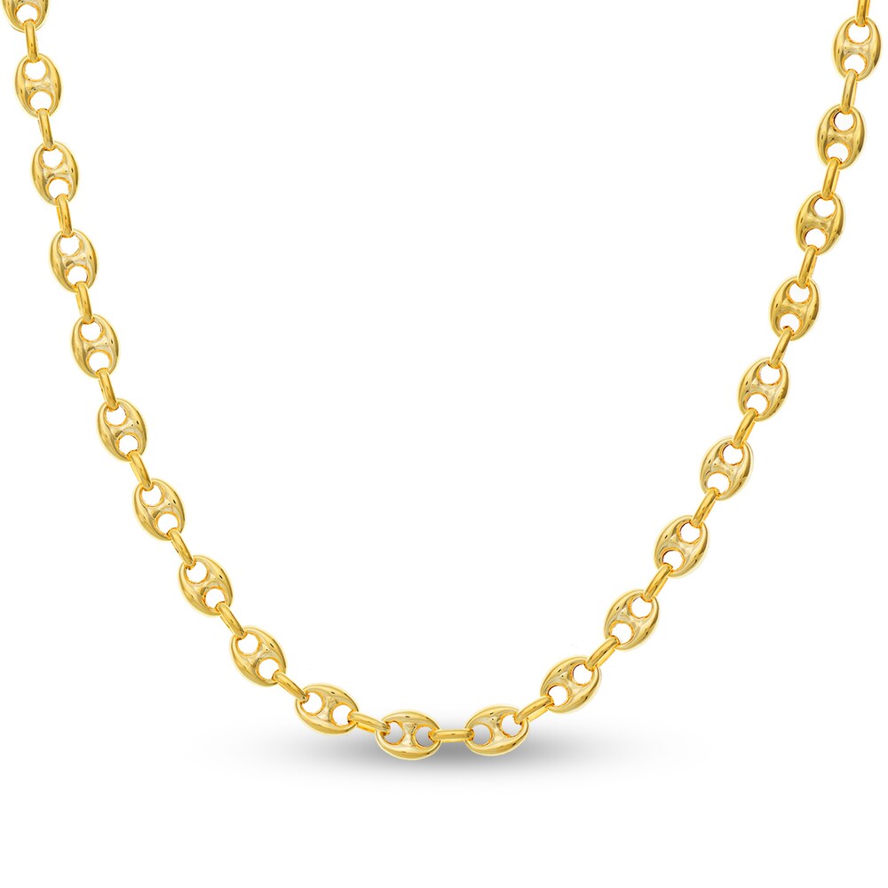 Mariner Chain Necklace 14K Yellow Gold 24" sltUxbjD