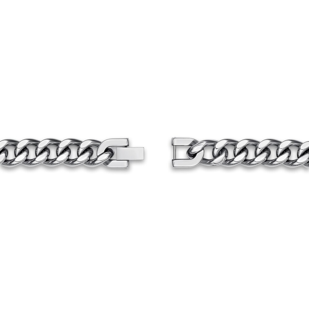Men\'s Cross Necklace & Bracelet Set Stainless Steel syzI4BnA