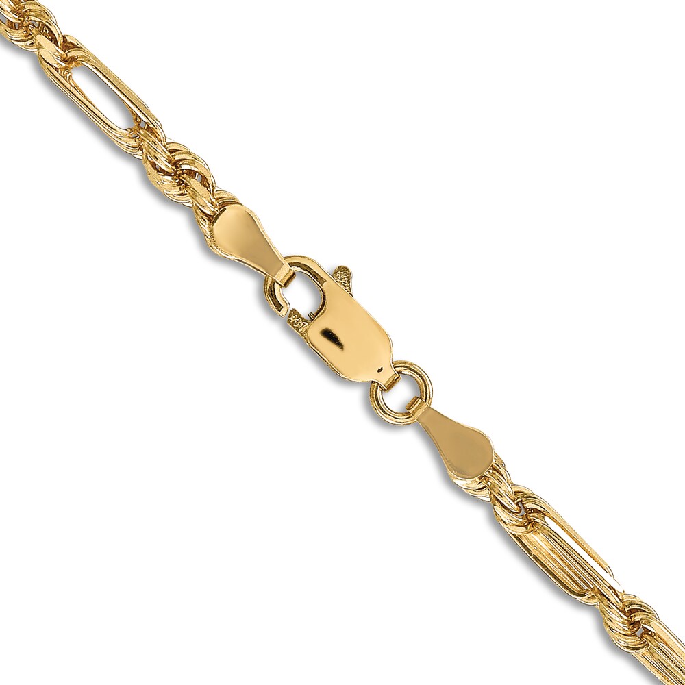 Diamond-Cut Rope Chain Necklace 14K Yellow Gold 24\" 3.0mm tDaDJ92X