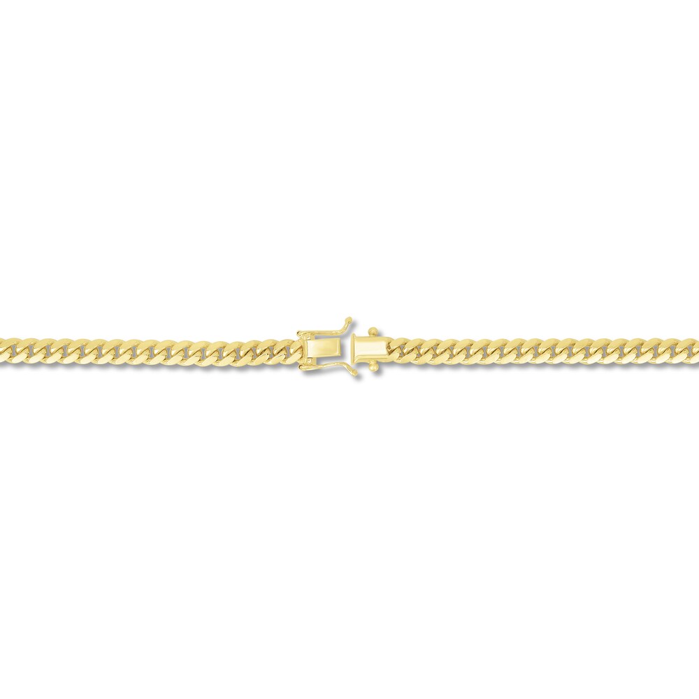 Miami Cuban Link Necklace 14K Yellow Gold 26\" tGLqPm7A