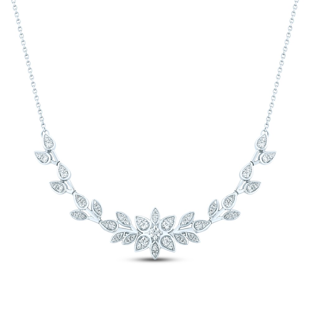 Pnina Tornai Diamond Necklace 1/2 ct tw Round 14K White Gold ul7v7FVR