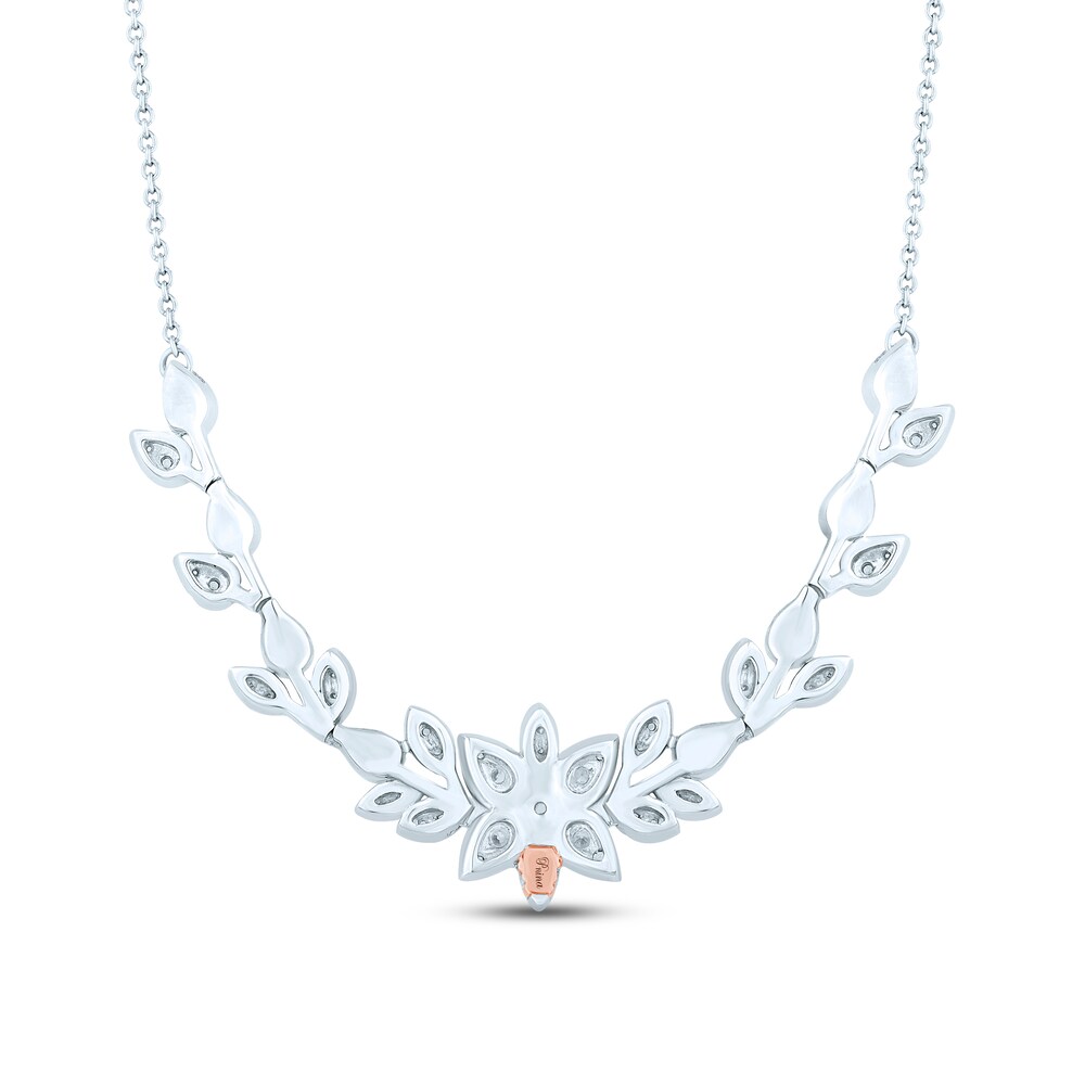Pnina Tornai Diamond Necklace 1/2 ct tw Round 14K White Gold ul7v7FVR