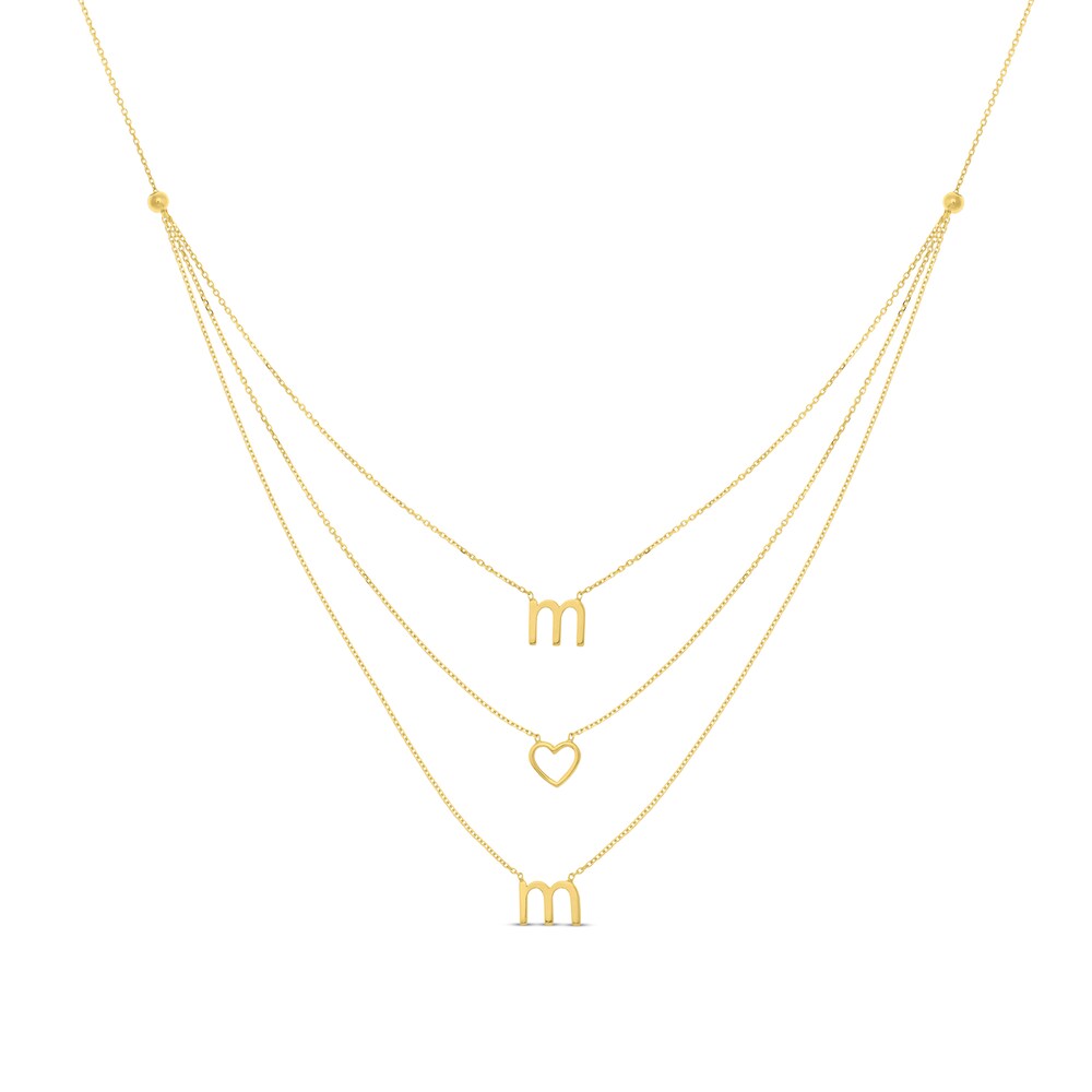Tiered Chain Layer Necklace 14K Yellow Gold vWrZCnTY