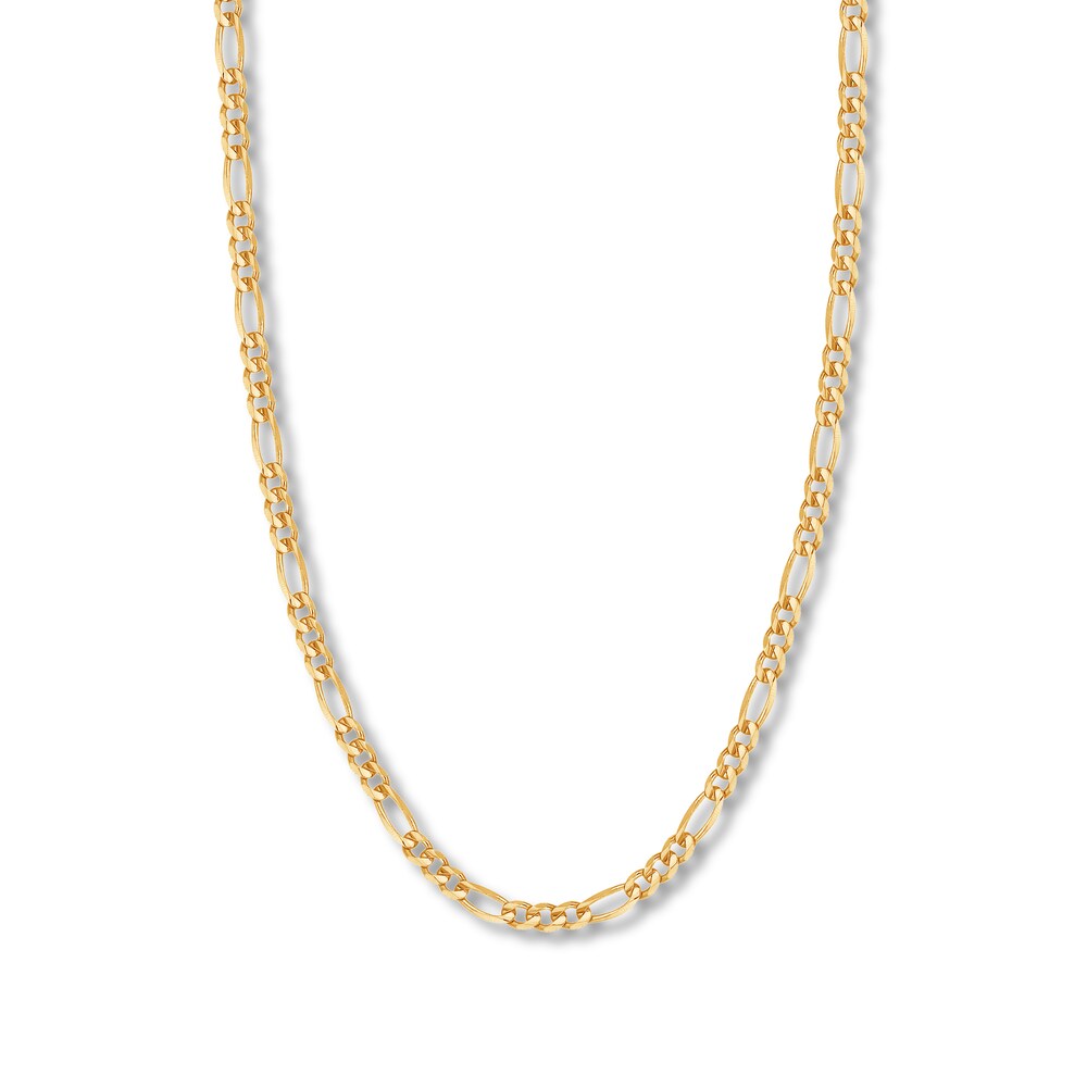 22" Figaro Link Chain 14K Yellow Gold Appx. 5.8mm wfVKYSfz