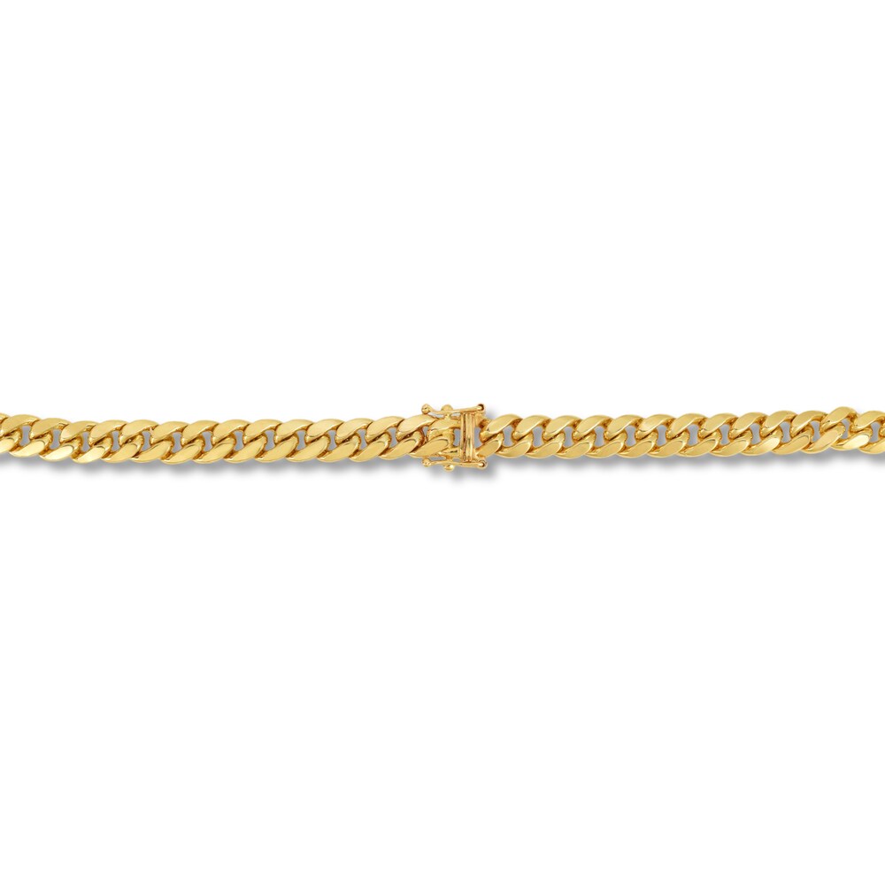 Miami Cuban Link Necklace 14K Yellow Gold 24\" zLGdc0q3
