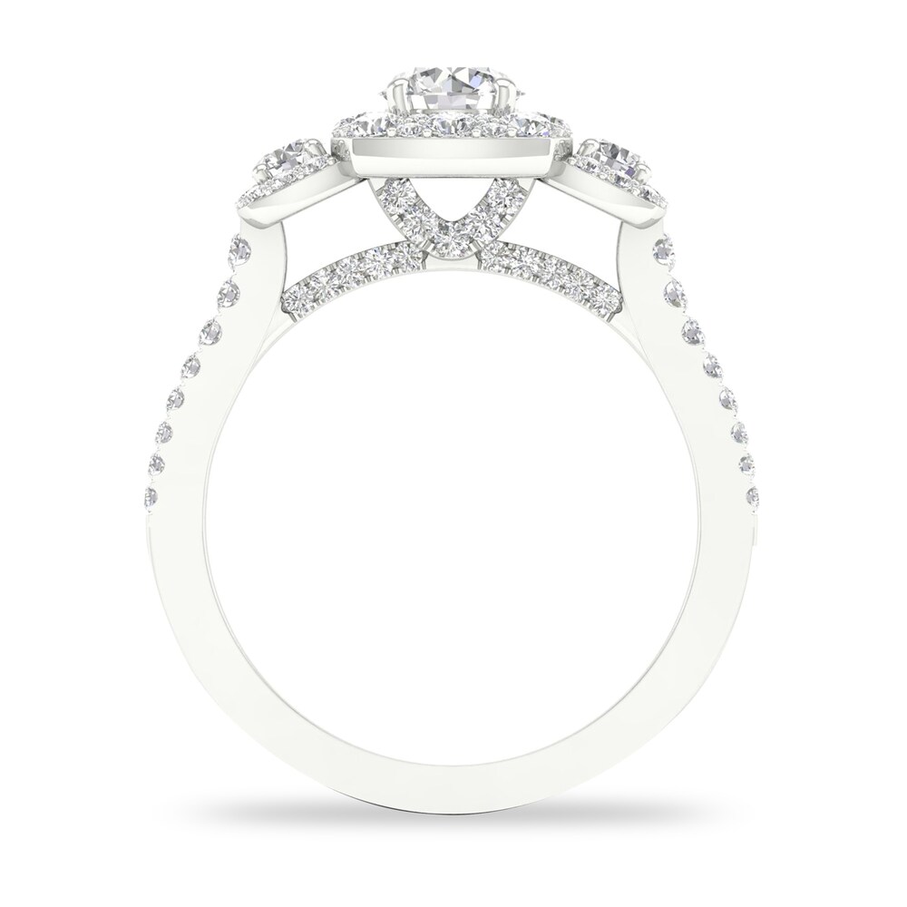 Diamond Ring 1 ct tw Round-cut 14K White Gold 0mrlq2CF
