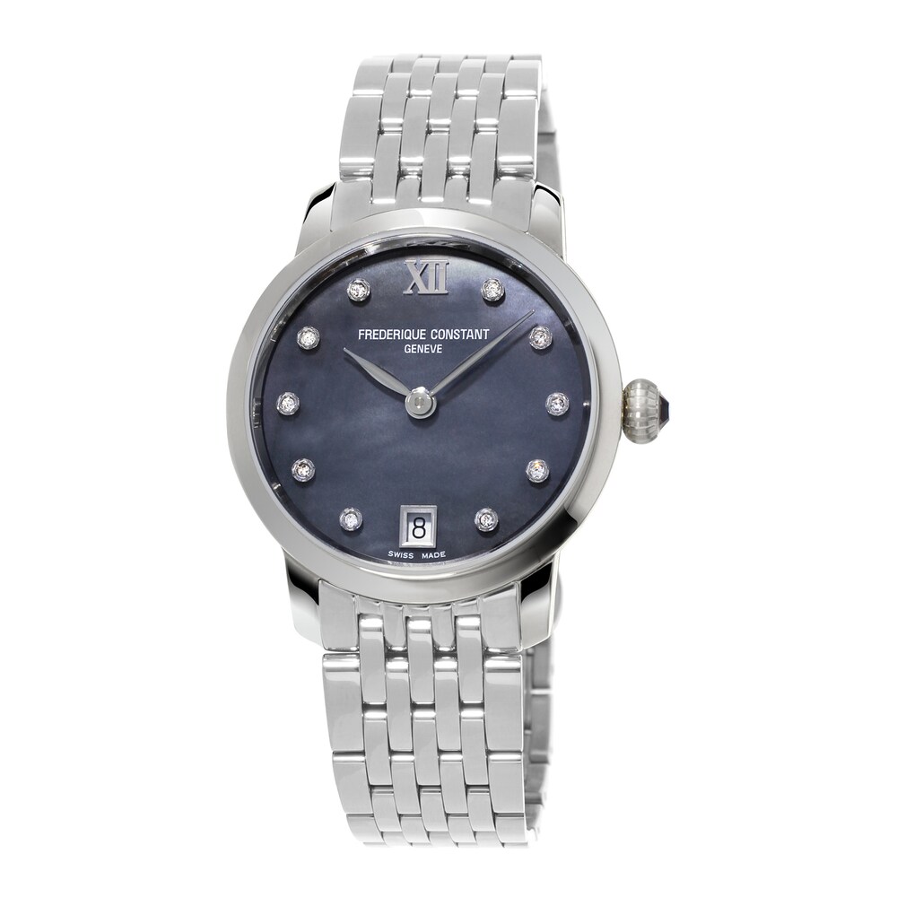 Frederique Constant Slimline Women's Quartz Watch FC-206SW1S6B 2vqS3y5W