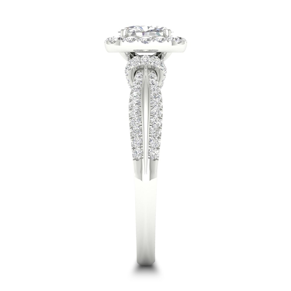 Diamond Ring 3/4 ct tw Round-cut 14K White Gold 2weH9nka