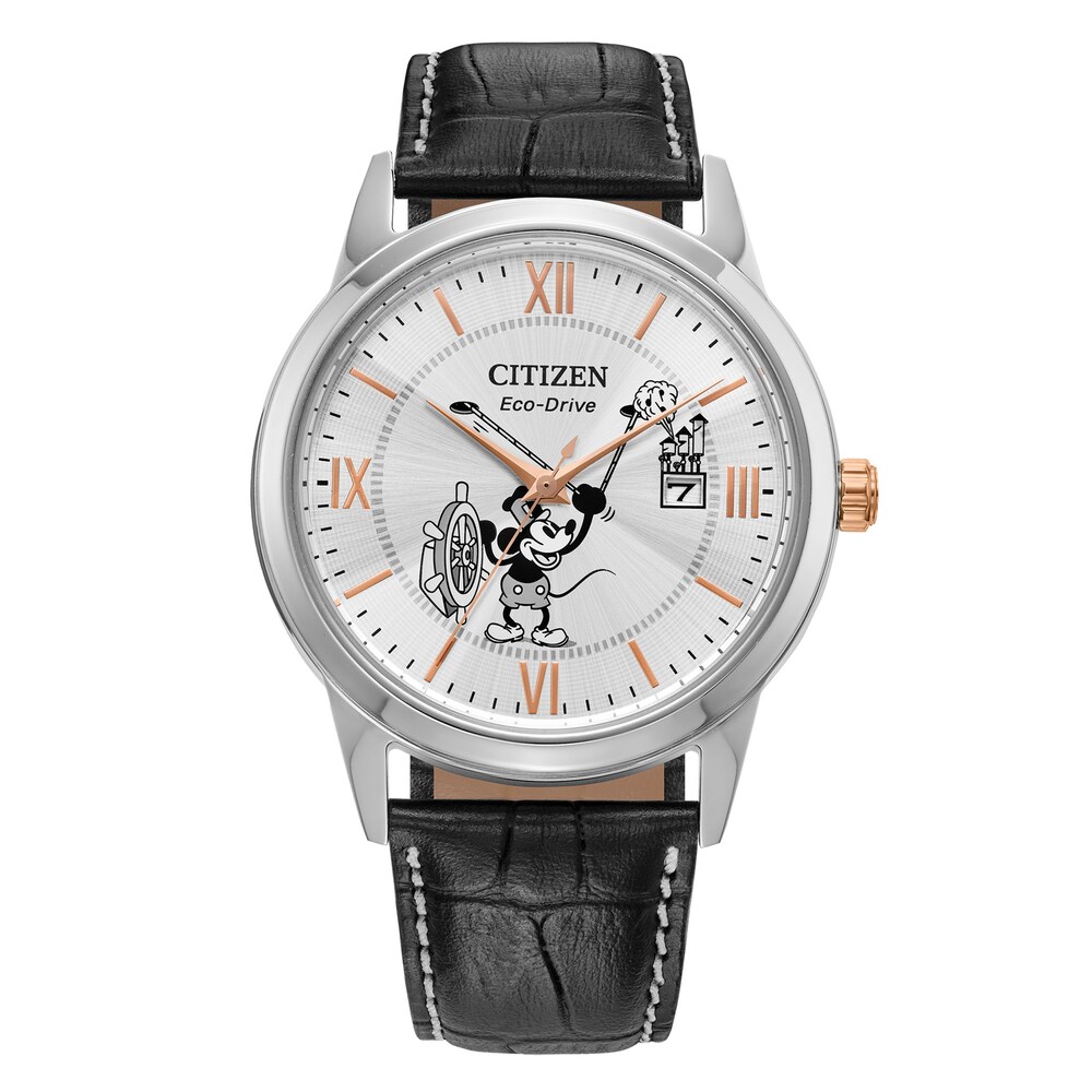 Citizen Mickey Mouse Captain Men\'s Watch AW1781-49W 3ALUqvFp
