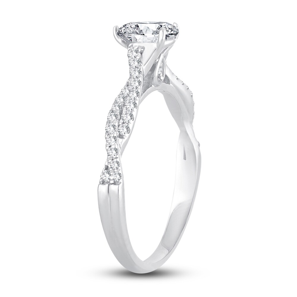 Diamond Ring 3/4 ct tw Princess 14K White Gold 3XRV5P80