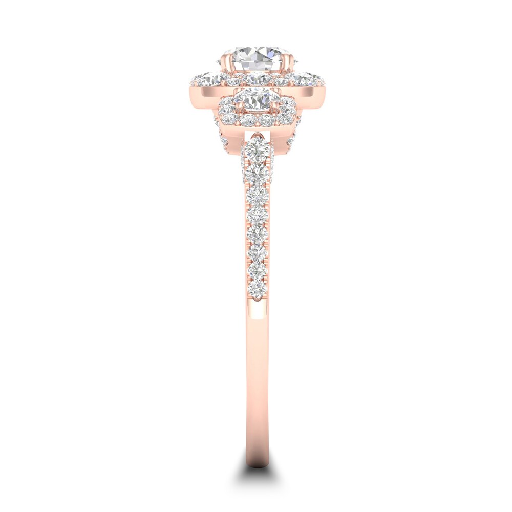 Diamond Ring 1 ct tw Round-cut 14K Rose Gold 3rTGmY91