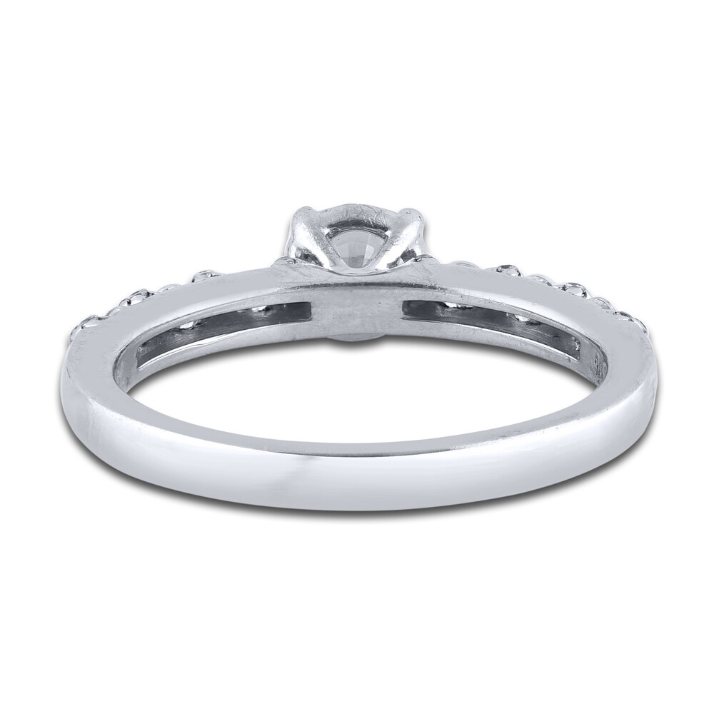 Diamond Engagement Ring 3/4 ct tw Round 14K White Gold 4XvJOPeh