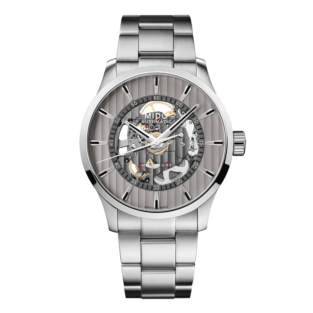 Mido Multifort Skeleton Vertigo Automatic Men's Watch M0384361103100 4mdqZuwY