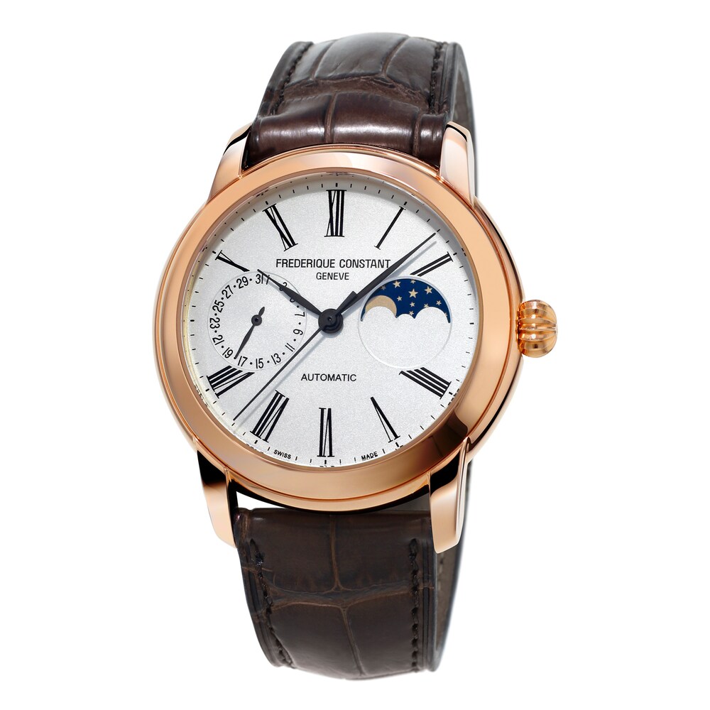 Frederique Constant Classic Moonphase Manufacture Men\'s Automatic Watch FC-712MS4H4 4wCA0P4K