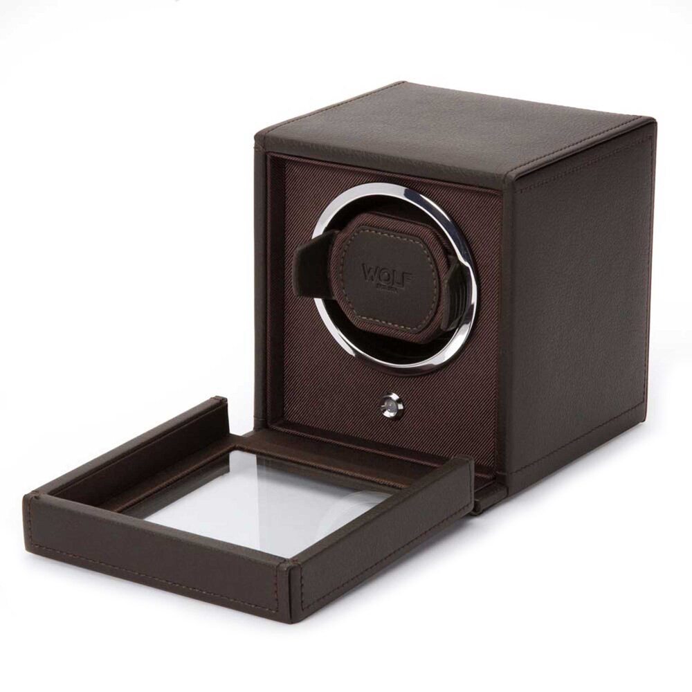 WOLF Cub Single Watch Winder with Cover 4yUR4XM8