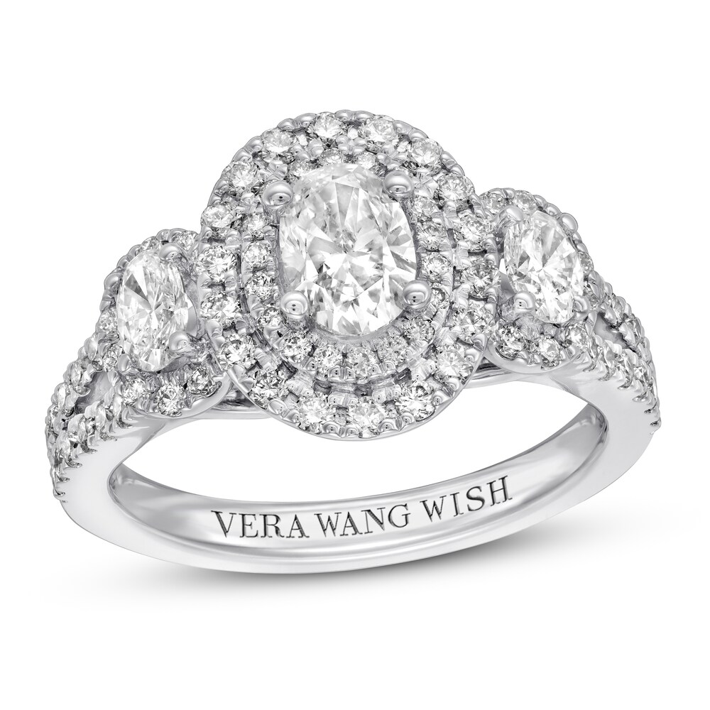 Vera Wang WISH Ring 1-1/2 ct tw Diamonds 14K White Gold 5ApQAm8N
