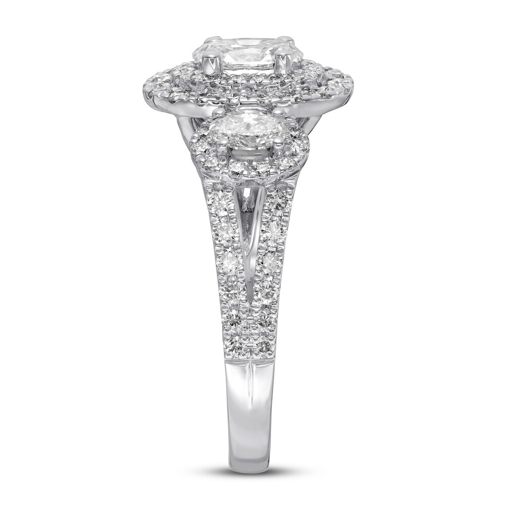 Vera Wang WISH Ring 1-1/2 ct tw Diamonds 14K White Gold 5ApQAm8N