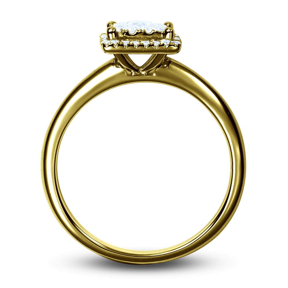 Diamond Engagement Ring 1/3 ct tw Round 14K Yellow Gold 7GhjwlNX