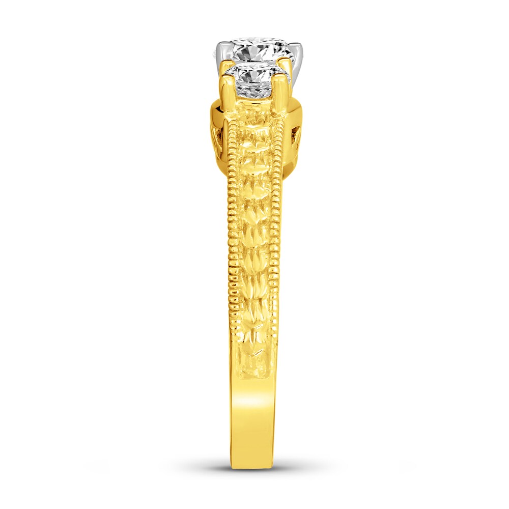 Diamond Ring 1 ct tw Round 14K Yellow Gold 8b88zsin