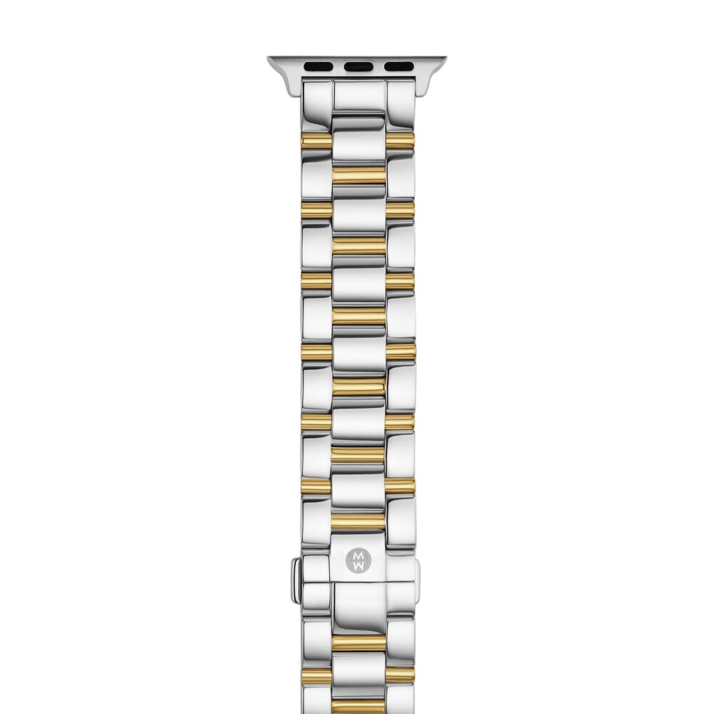 MICHELE 3-Link Watch Strap Two-Tone Stainless Steel MS20GS285048 AxI6Hjfk