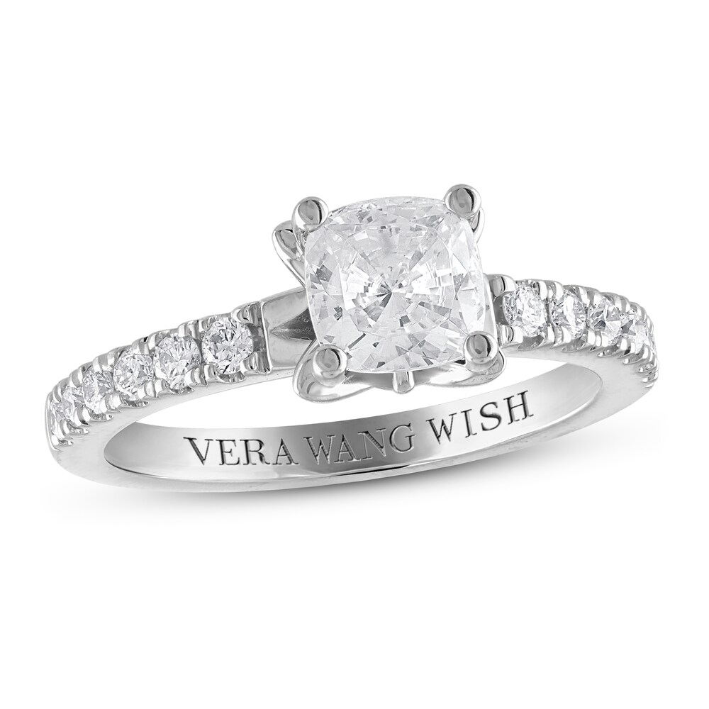 Vera Wang WISH Diamond Engagement Ring 1-3/4 ct tw Round Platinum BM8Yqa6w