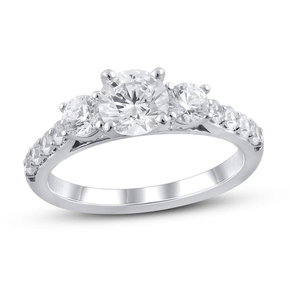 Diamond Engagement Ring 1-3/4 ct tw Round 14K White Gold Bprz995y