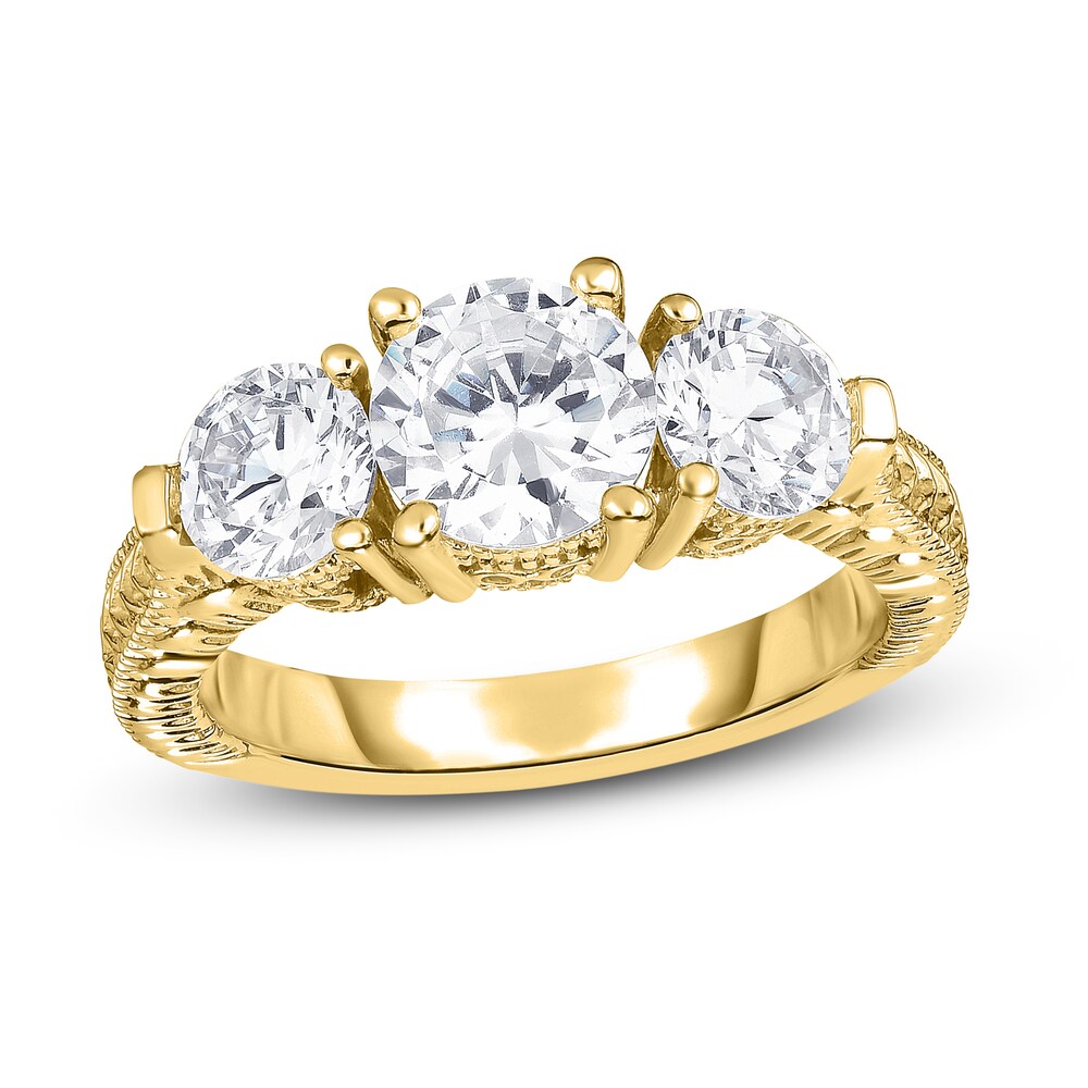 Diamond Ring 1 ct tw Round 14K Yellow Gold CU6IQze2