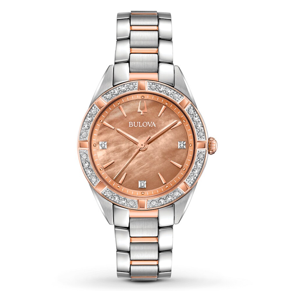 Bulova Sutton Diamond Classic Women's Watch 98R264 Cz5Z564C