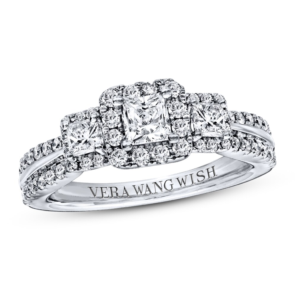 Vera Wang WISH 1 Carat tw Diamonds 14K White Gold Ring D9MMQyn6