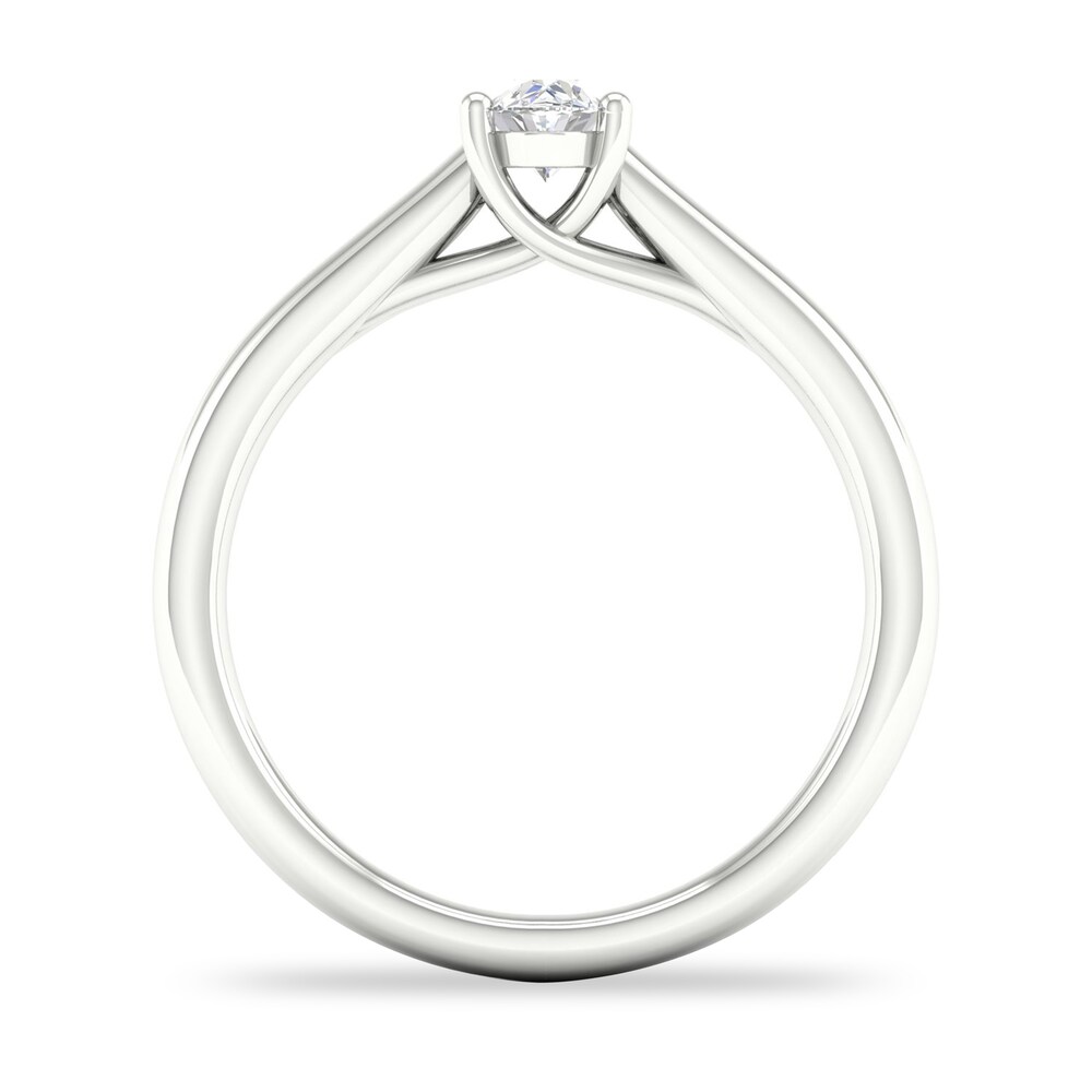 Diamond Solitaire Ring 1/3 ct tw Oval-cut Platinum (SI2/I) DWrOE47W