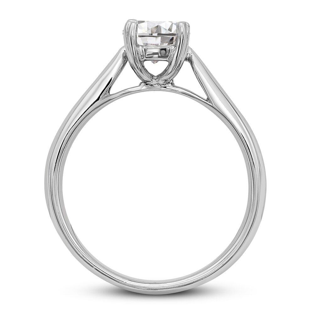 Diamond Solitaire Engagement Ring 1 ct tw Round 14K White Gold (I1/I) GKGnOmdm