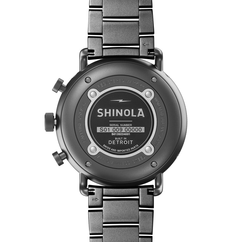 Shinola Canfield 45mm Chronograph Watch S0120224031 GOsLL5GZ