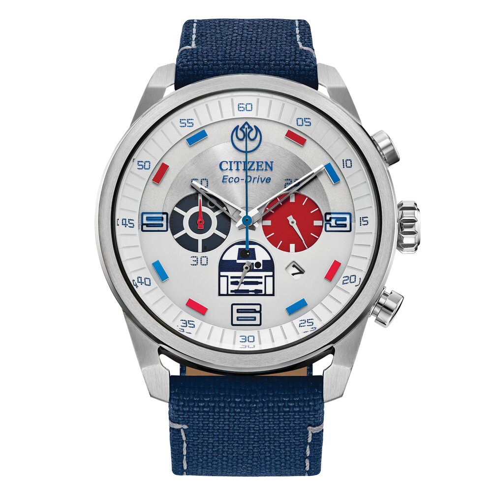 Citizen Star Wars R2-D2 Men\'s Chronograph Watch CA4219-03W GlaESFs2