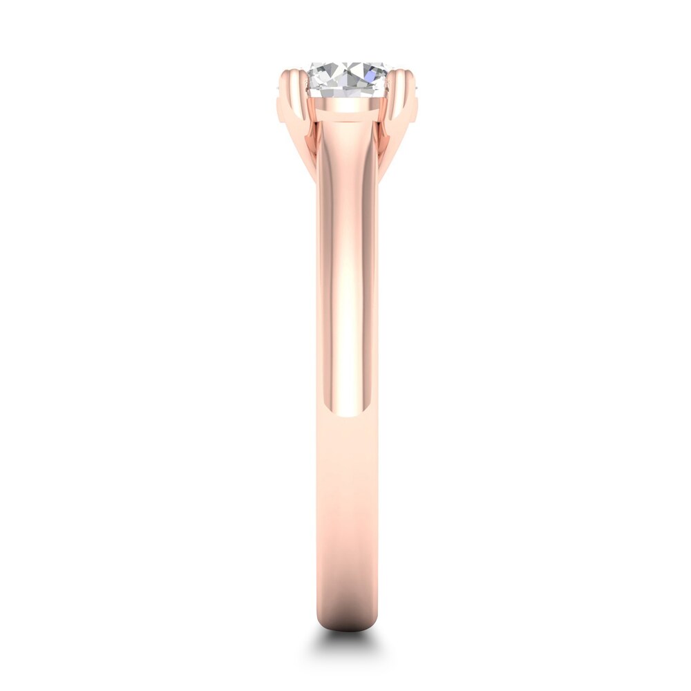 Diamond Solitaire Ring 1 ct tw Round-cut 14K Rose Gold (SI2/I) H0xf6adC