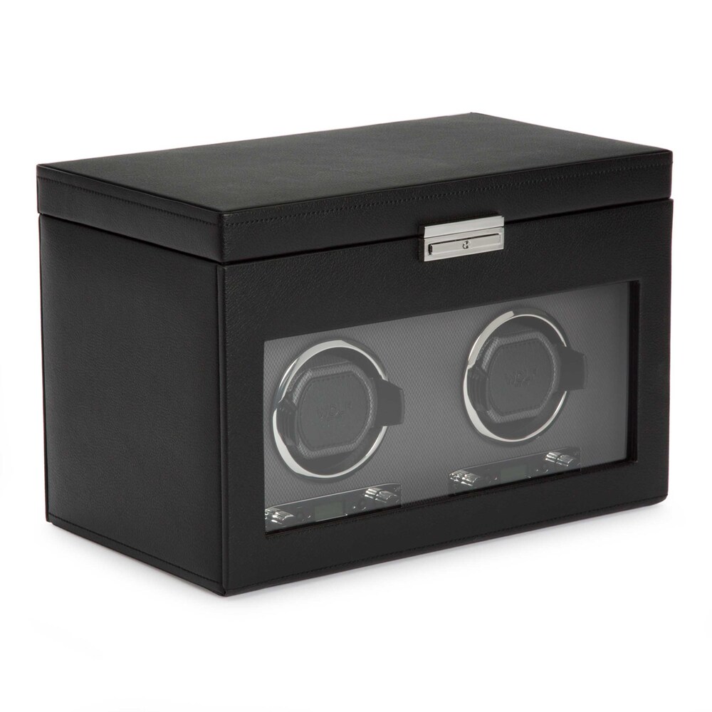 WOLF Viceroy Double Watch Winder with Storage HDn9q83v