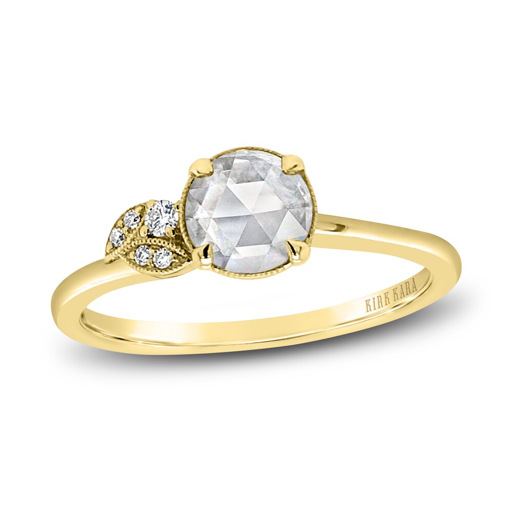 Kirk Kara Diamond Engagement Ring 1/2 ct tw Rose-cut 14K Yellow Gold I9UJxcpd