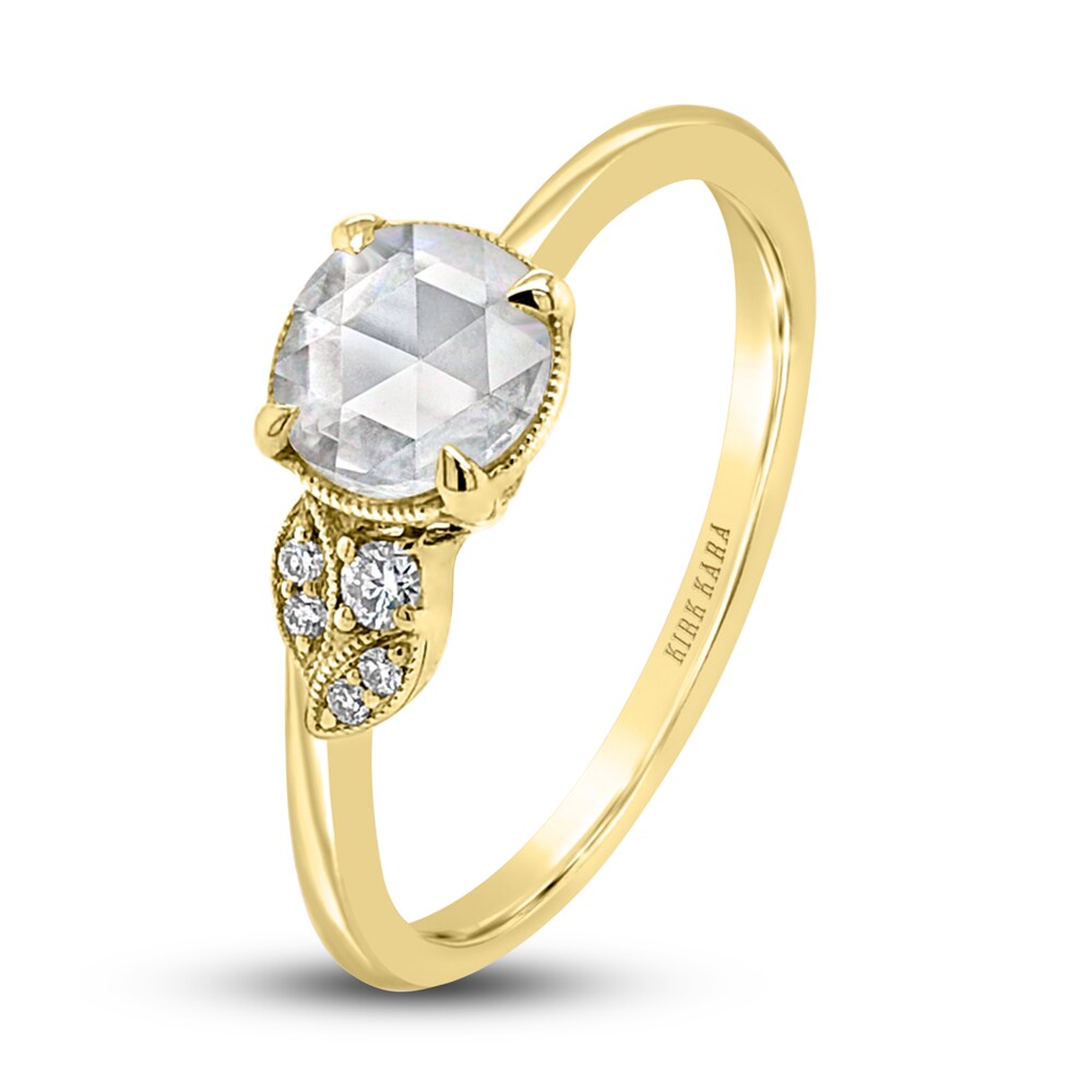 Kirk Kara Diamond Engagement Ring 1/2 ct tw Rose-cut 14K Yellow Gold I9UJxcpd