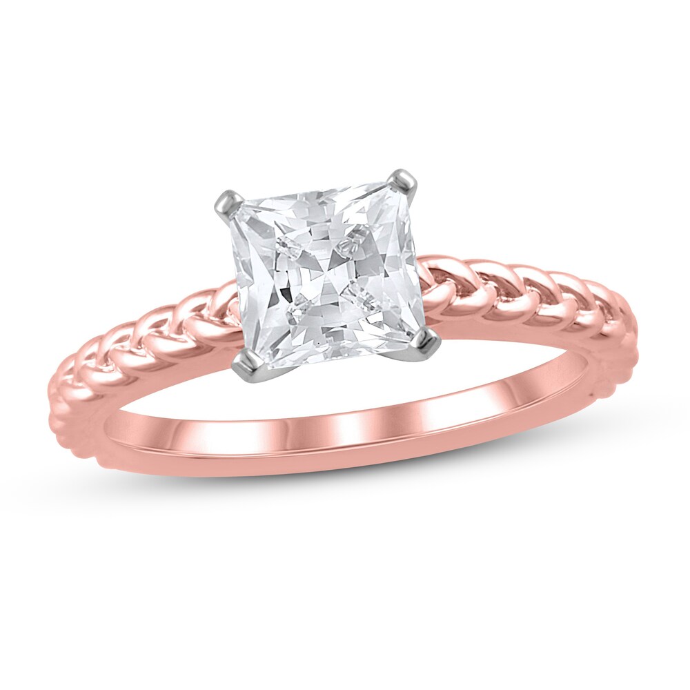 Diamond Engagement Ring 1 ct tw Princess 14K Rose Gold (SI2/I) IIAwM69K