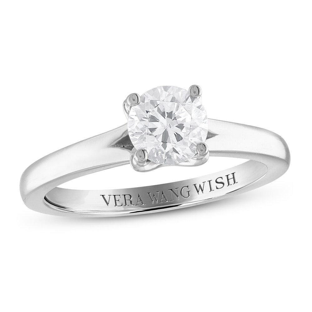 Vera Wang WISH Diamond Engagement Ring 1 ct tw Round Platinum (VS2/I) ItNuAlnO