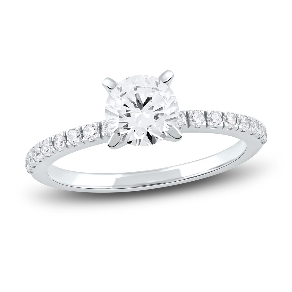 Diamond Engagement Ring 1-1/4 ct tw Round Platinum JKAOtPD2