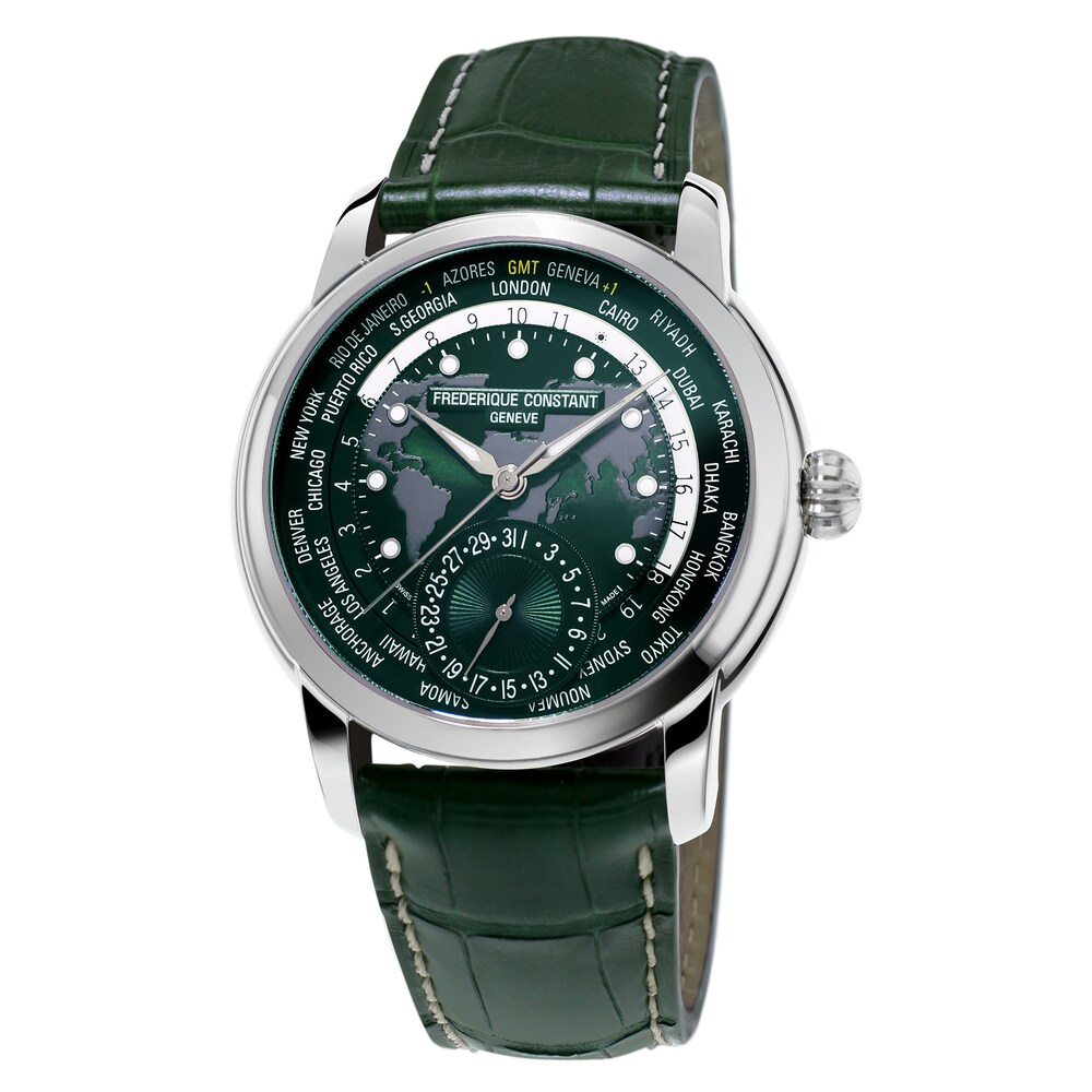 Frederique Constant Highlife Worldtimer Manufacture Men's Automatic Watch FC-718GRWM4H6 L5HxA35J