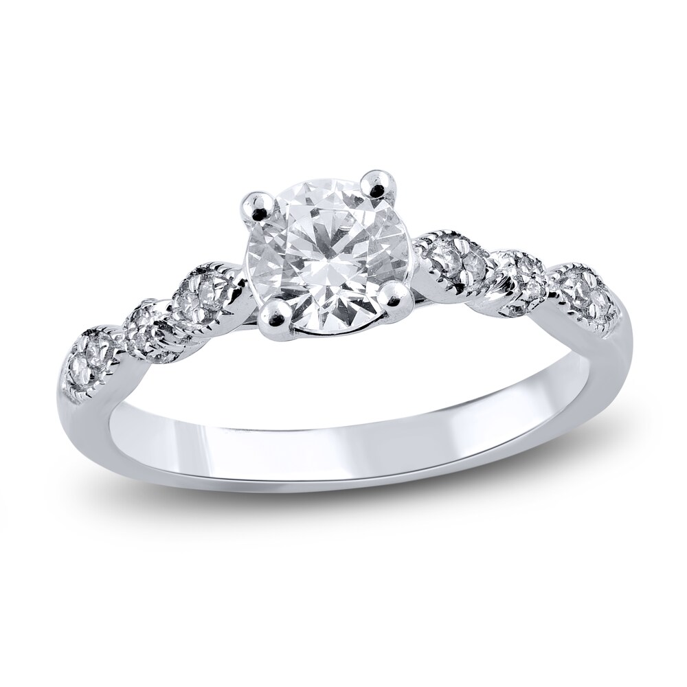 Diamond Engagement Ring 7/8 ct tw Round Platinum LZeLQvDn