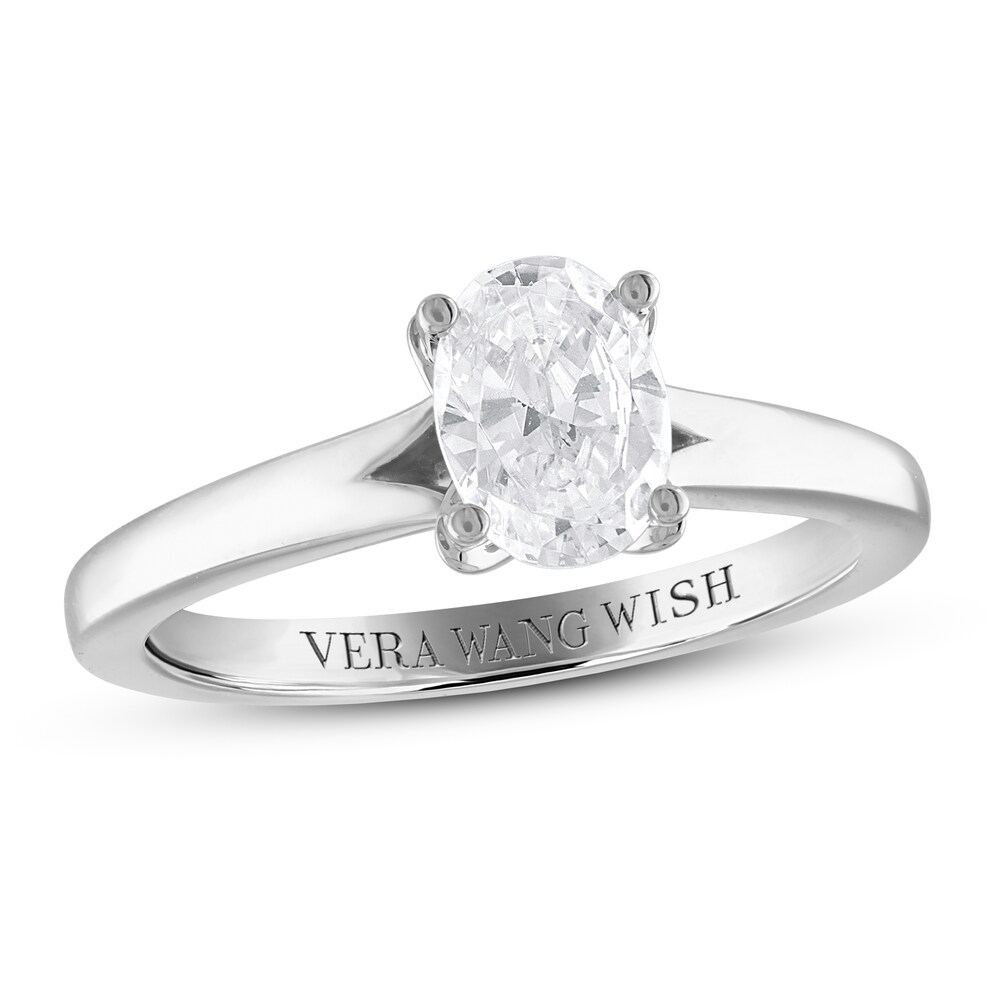 Vera Wang WISH Diamond Engagement Ring 1 ct tw Oval Platinum (VS2/I) LdOKz58i