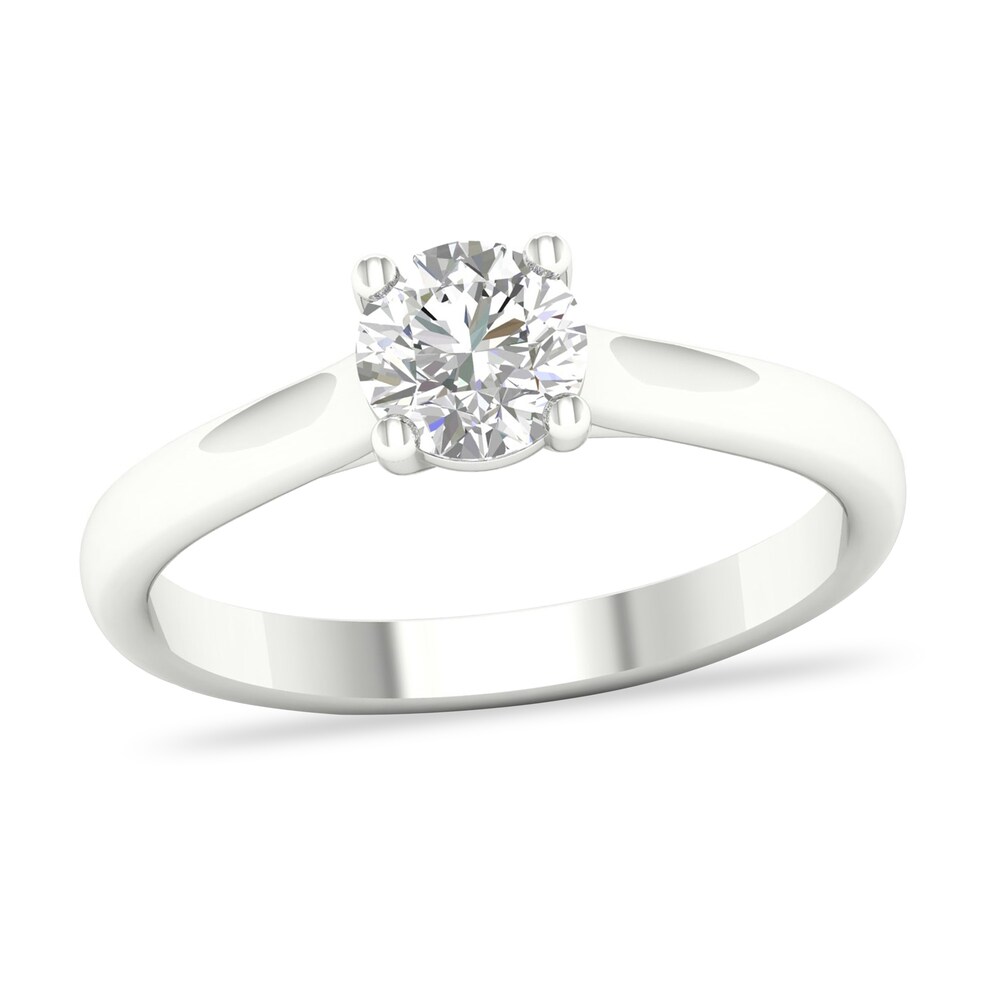 Diamond Solitaire Ring 3/4 ct tw Round-cut Platinum (SI2/I) MNTA79Om