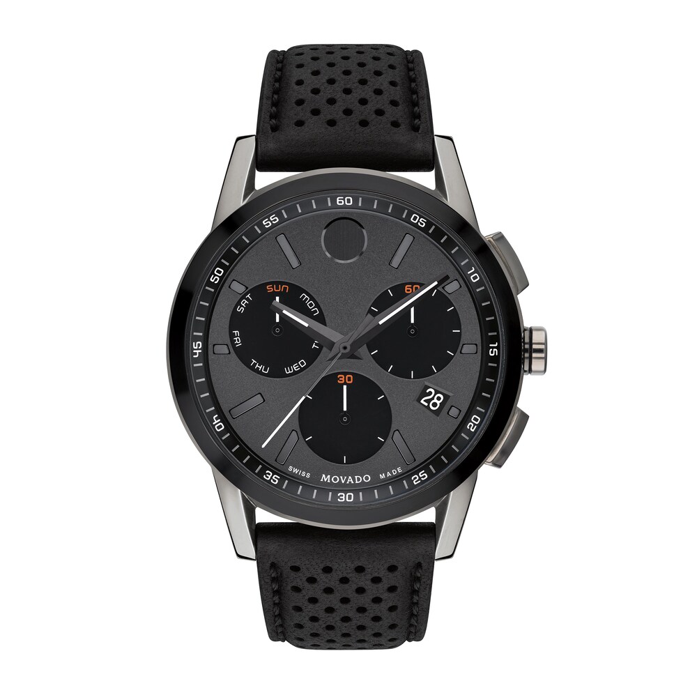 Movado Museum Sport Chronograph Men's Strap Watch 0607560 MjWhwUst