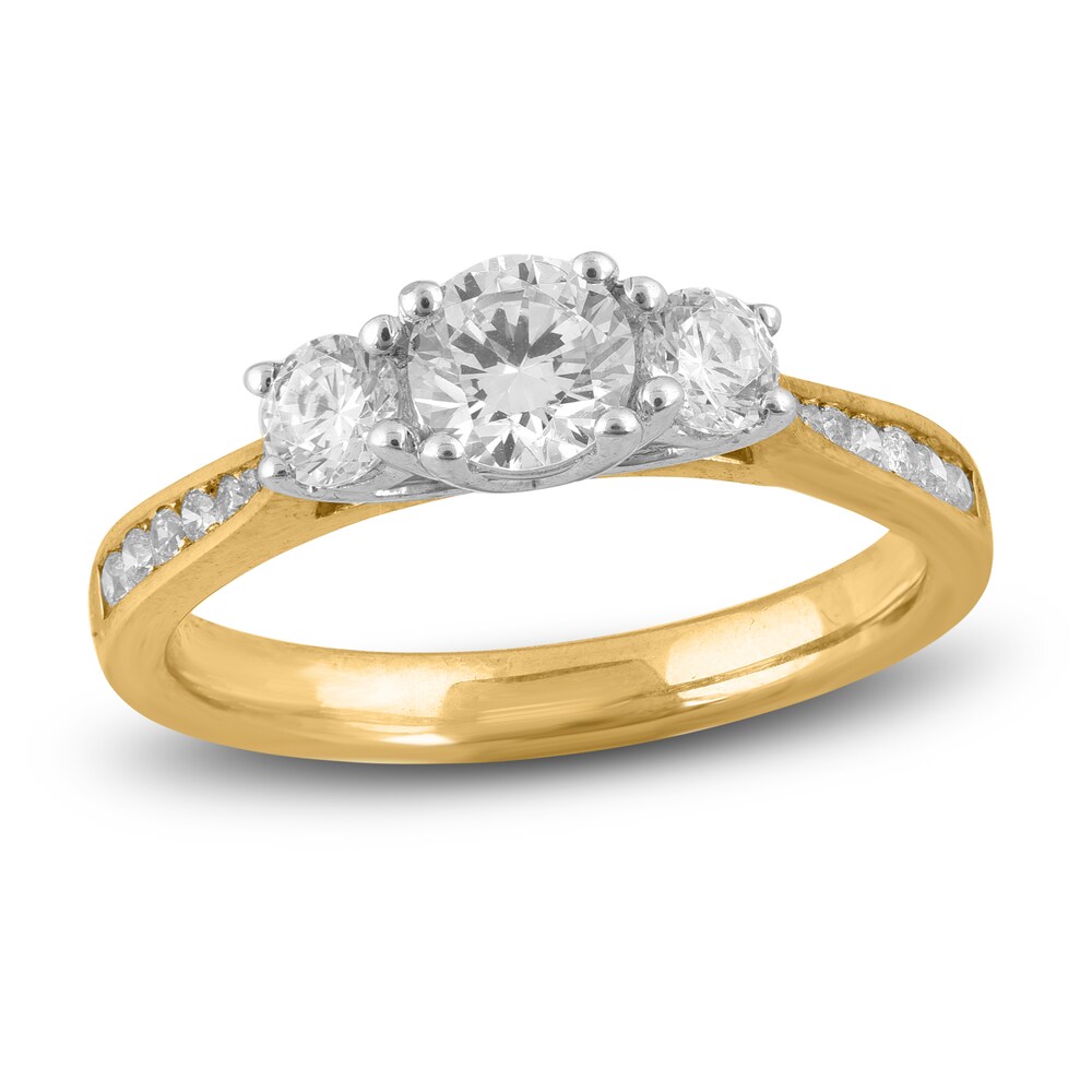 Diamond Engagement Ring 1 ct tw Round 14K Yellow Gold NweICFzo