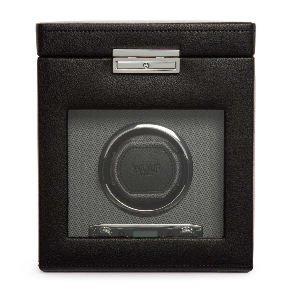 WOLF Viceroy Single Watch Winder with Storage PLUfRpMq