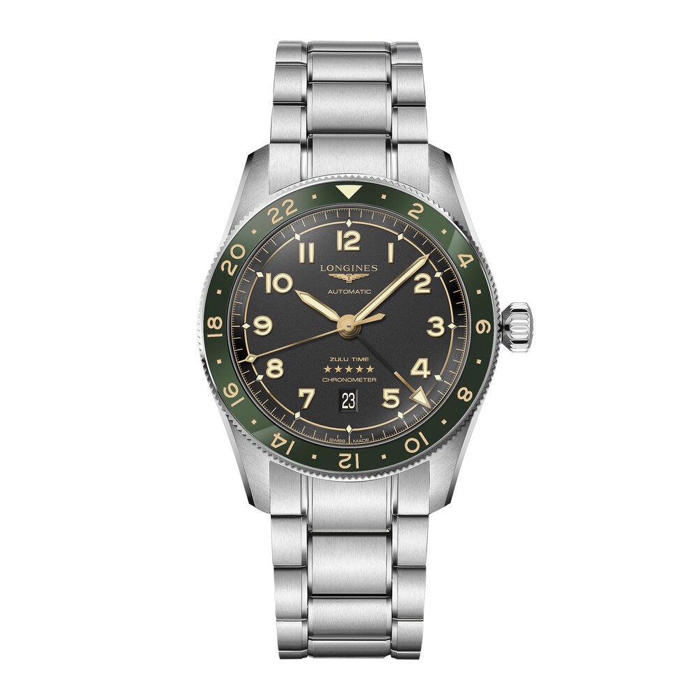 Longines Spirit Zulu Time Men's Automatic Watch L38124636 SOtgndaU
