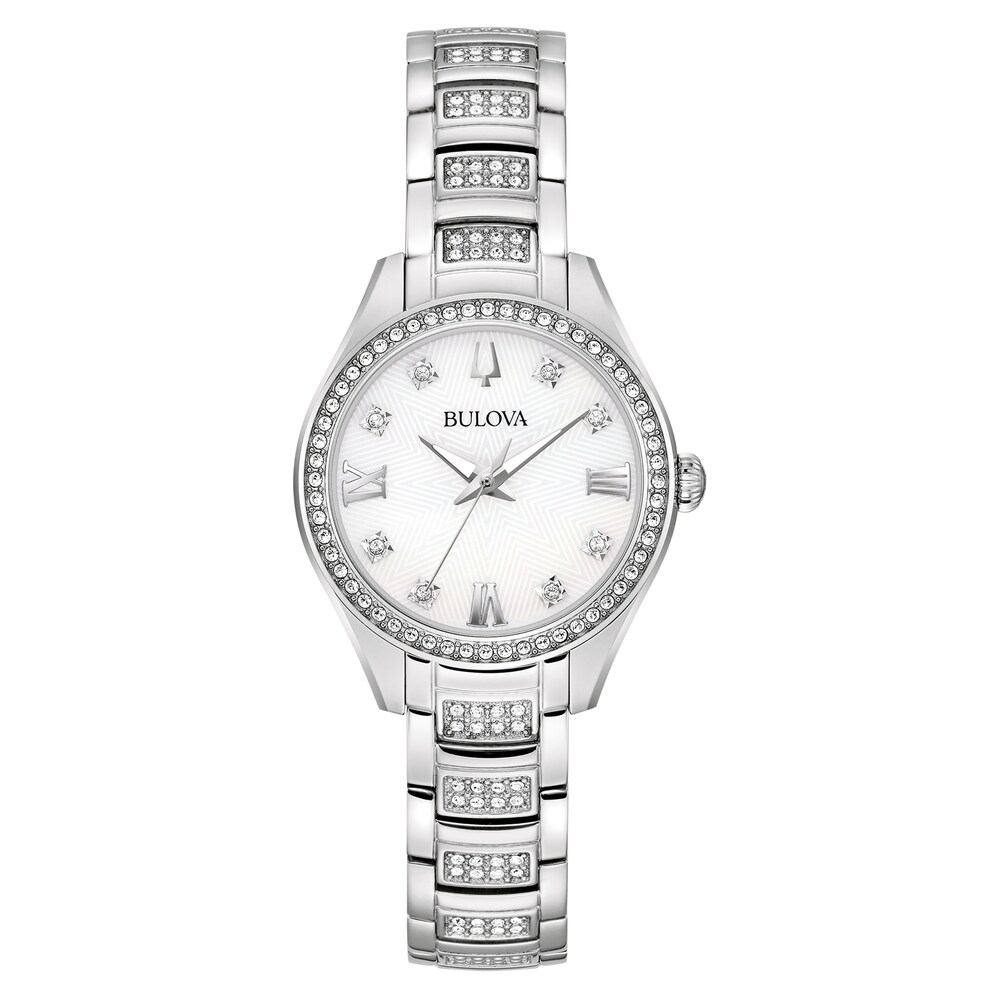 Bulova Crystal Women's Watch 96L311 Ttv5U1XB