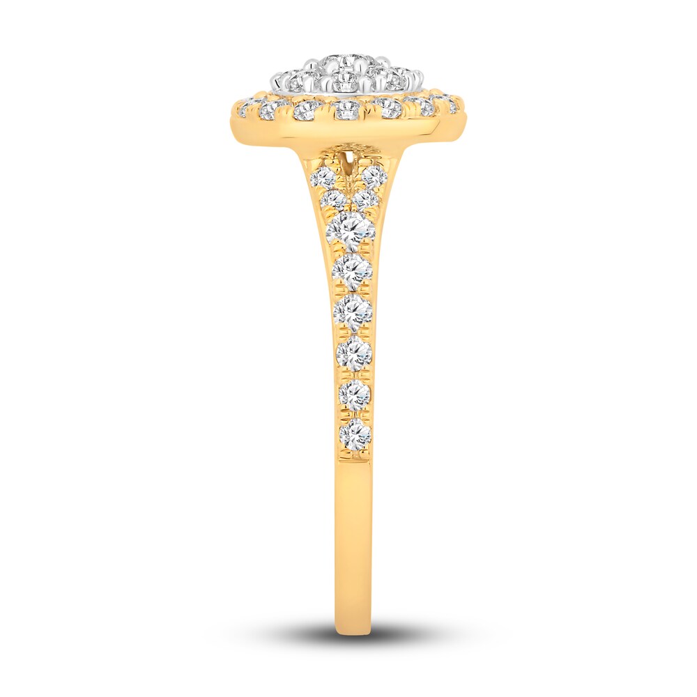 Diamond Engagement Ring 1 ct tw Round 14K Yellow Gold UOuLWsUb